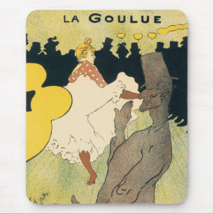 Mousepad Arte Nova Antiga, La Goulue por Toulouse Lautrec