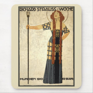 Mousepad Arte Nova Antiga Semana Richard Strauss, Munique