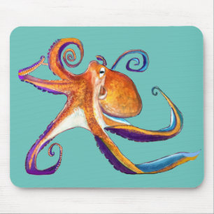 Mousepad Arte octopus sealife