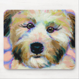 Mousepad Arte original adorável do terrier wheaten