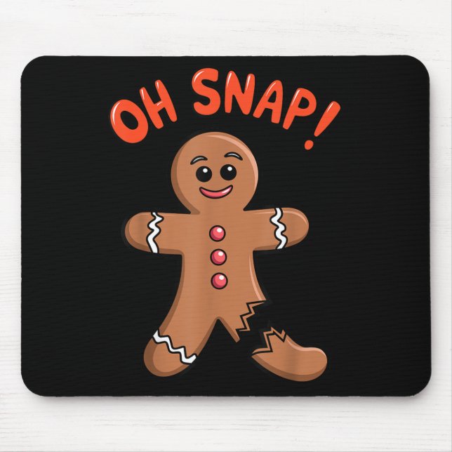 Mousepad Arte Perna Quebrada Para Homens Crianças Quebradas (Frente)