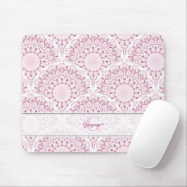 Mousepad Arte Personalizada Deco Rosa Confetti Lace Mandala