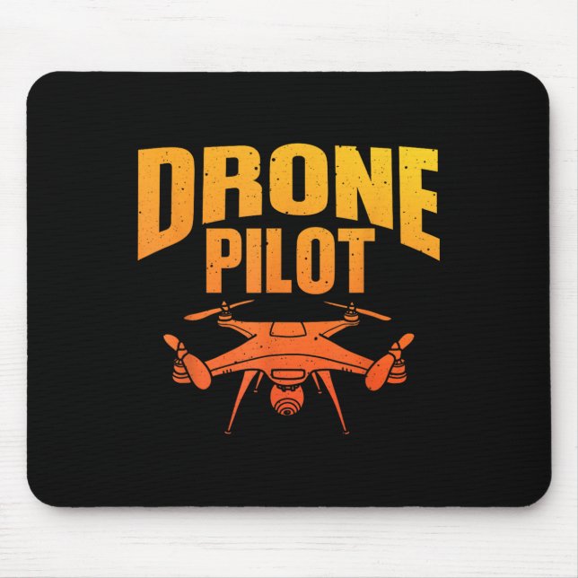 Mousepad Arte Piloto Drone Para Homens Mulheres Drones Entu (Frente)