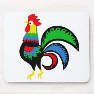 Mousepad Arte popular Galo/cockerel/ galinha/ave