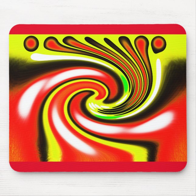 Mousepad Arte por ondas solares (Frente)