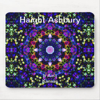 Mousepad Arte psicadélico da forma do Hippie de Haight