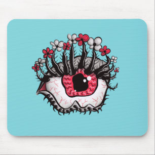 Mousepad Arte psicadélico psicótico assustador do