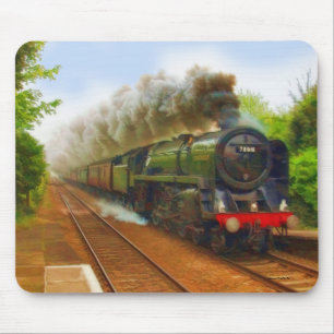Mousepad Arte Railway britânica IV do trem do vapor