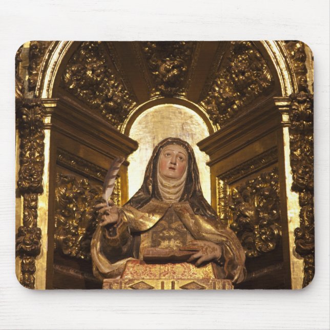 Mousepad Arte religiosa representando Papais noeis Teresa (Frente)