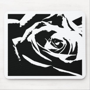 Mousepad Arte Rosa posterizada