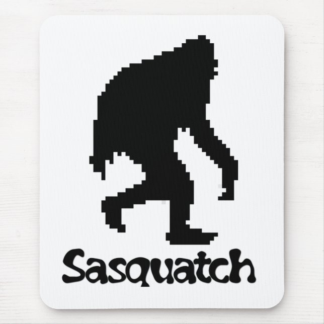 Mousepad Arte Sasquatch do pixel (Frente)
