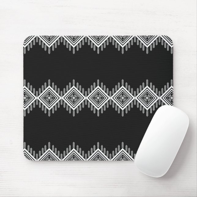 Mousepad Arte Tribal Negra (Com mouse)