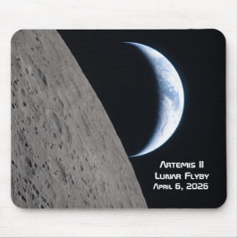 Mousepad Artemis II Lunar Flyby