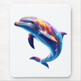 Mousepad Artes de Golfinho Colorido Fofo