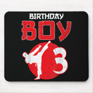 Mousepad Artes Marciais de Aniversário de 3 Anos de Idade K
