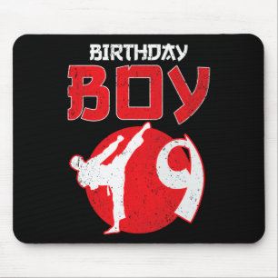 Mousepad Artes Marciais de Aniversário de 9 Anos de Idade K