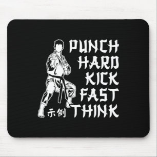Mousepad Artes marciais de Karate, rápido em Duro,