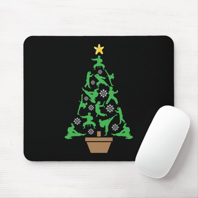 Mousepad Artes Marciais Femininas - Árvore de Natal de Kara (Com mouse)