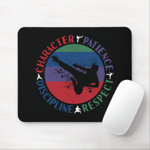 Mousepad Artes Marciais - Valores Fundamentais do Caratê