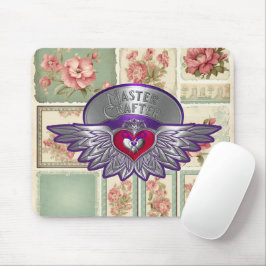 Mousepad Artesã de Álbum de Recortes