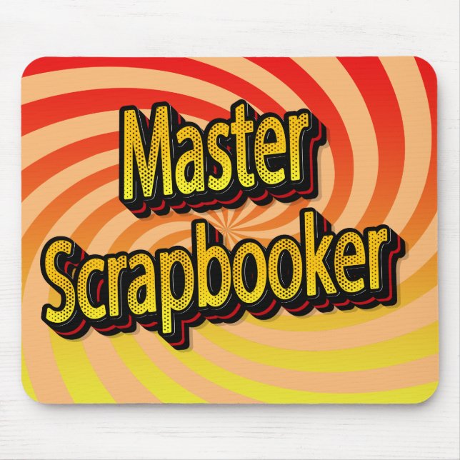 Mousepad Artesã de Álbum de Recortes Cropper (Frente)
