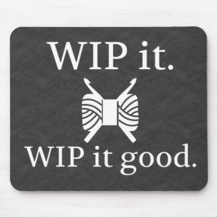 Mousepad ARTESANATOS de Textura de Boas Crochet WIP