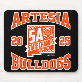 Mousepad Artesia Bulldogs State Champs Logo