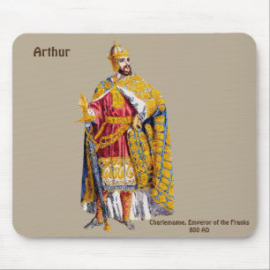 Mousepad ARTHUR ~ Imperador Charlemagne ~ Personalizado ~