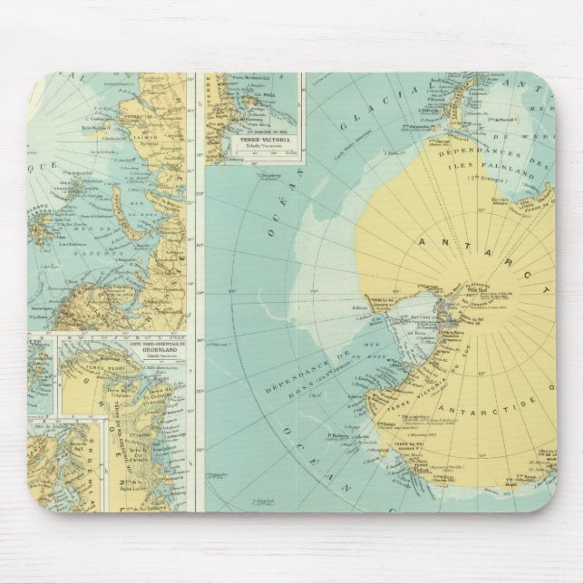 Mousepad Ártico, Antártica (Frente)