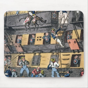 Mousepad Artilharia do vôo ou um fuzileiro naval de cavalo