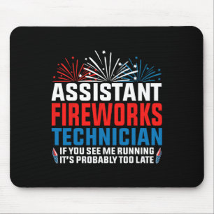 Mousepad Artista de fogos de artifício se você vê o 4º O en