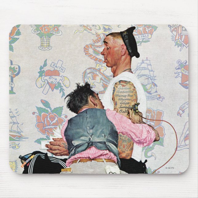 Mousepad Artista do tatuagem (Frente)