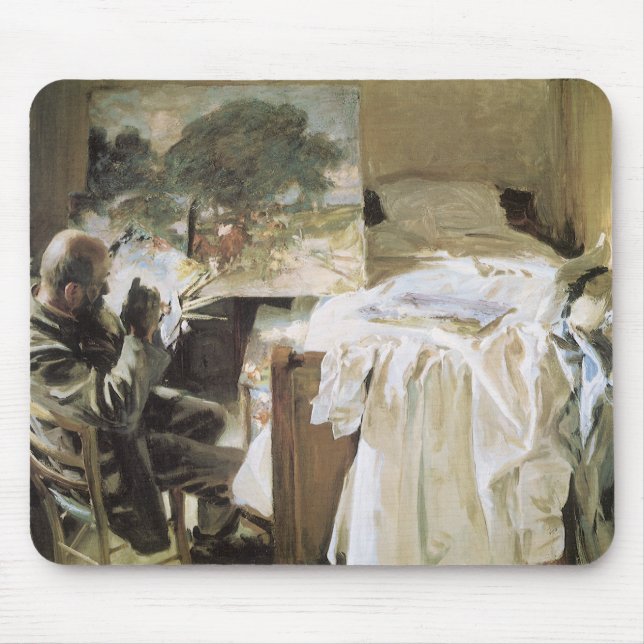 Mousepad Artista em Seu Estúdio por John Singer Sargent (Frente)