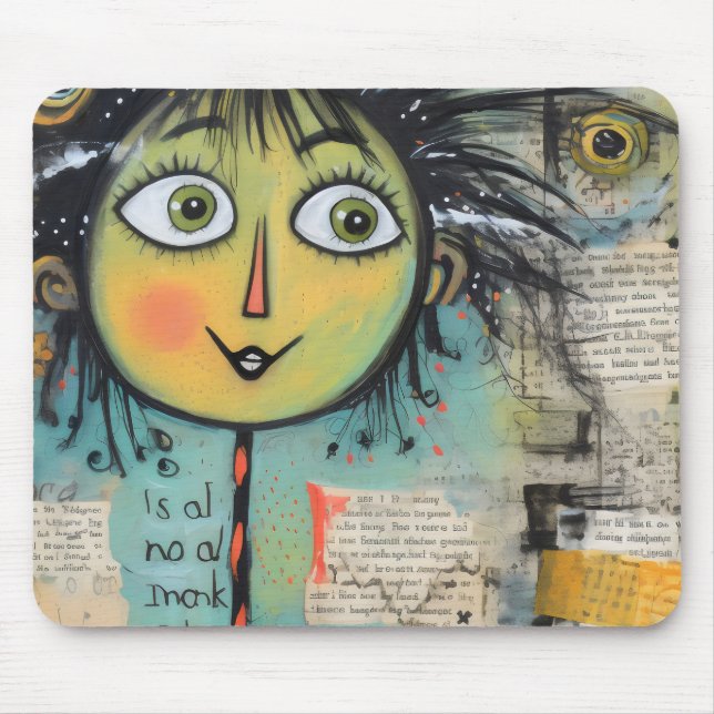 Mousepad ArtLady 17 Encantadora e angustiado (Frente)