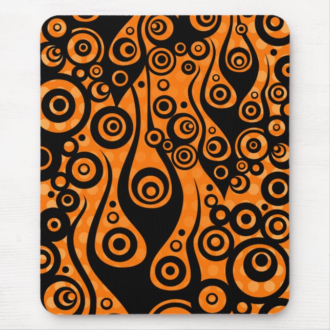 Mousepad ARTs de padrão - Chama de círculo de tatuagem | po (Frente)