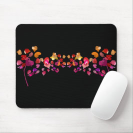 Mousepad Artsy Fiery Petals Impressão Feminina