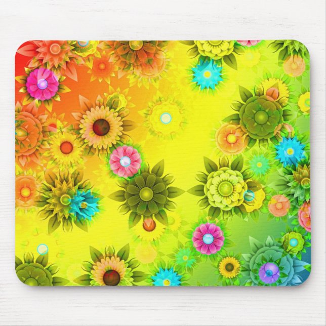 Mousepad Artsy Flowers (Frente)