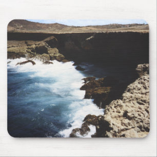 Mousepad Aruba Oceano Batendo Nas Rochas