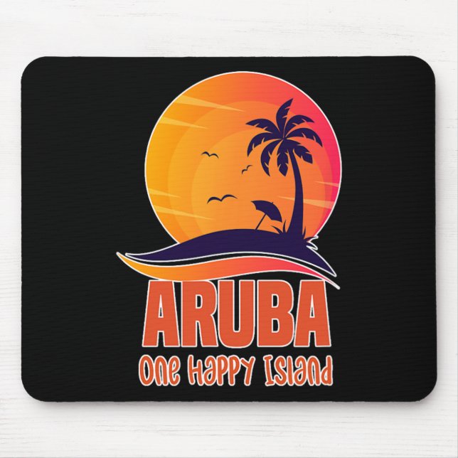 Mousepad Aruba One Happy Island Beaulinda Sunset Beach (Frente)