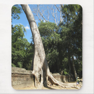 Mousepad Árvore Banyan gigante ... Ta Prohm Temple, Camboja