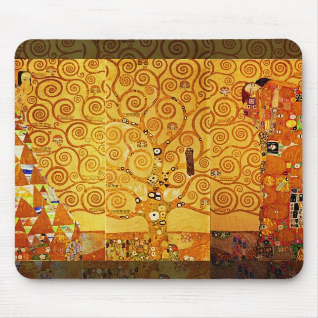 Mousepad Árvore da vida Gustav Klimt Nouveau (Frente)
