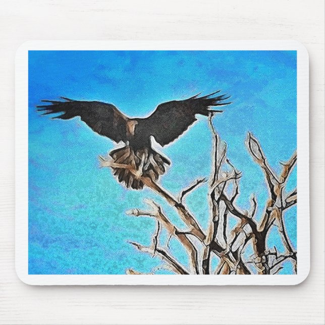 Mousepad Árvore de corvo (Frente)