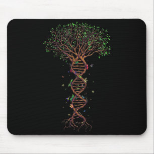 Mousepad Árvore de DNA Genética Divertida Dia da Terra Plan