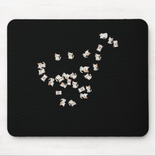 Mousepad Árvore De Gato Engraçado Para Homens Mulheres