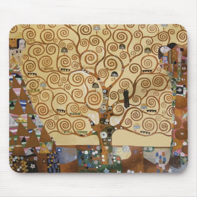 Mousepad Árvore de Gustavo Klimt de vida (Frente)