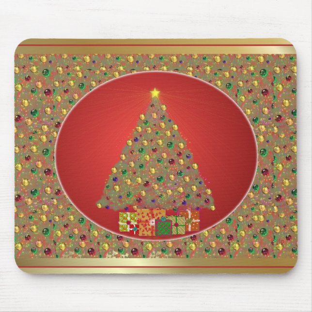 Mousepad Árvore de Natal (Frente)