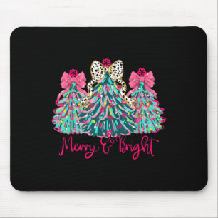 Mousepad Árvore de Natal Coquette Alegre e Brilhante