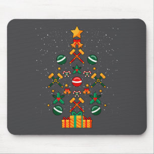 Mousepad Árvore de Natal Croquet Xmas
