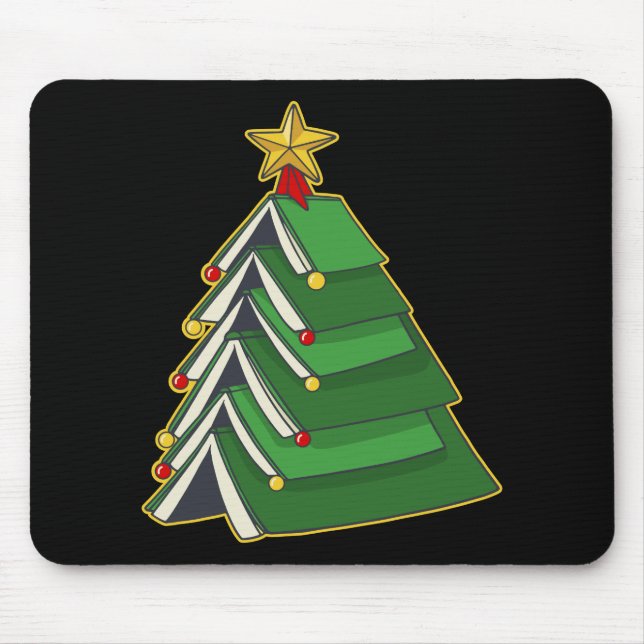 Mousepad Árvore de Natal de Bookie IV (Frente)