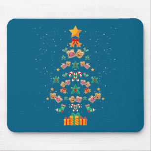 Mousepad Árvore de Natal de Manteiga de Amendoim e Geleia P